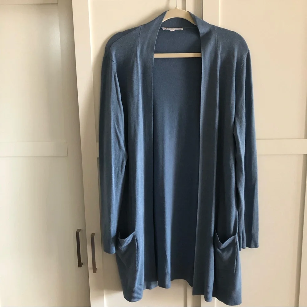 3/$20 Cleo Light Blue Cardigan Sweater NWOT - Picture 1 of 8